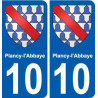 27 de Léry escudo de armas de la etiqueta engomada de la placa de pegatinas de la ciudad
