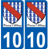 27 Léry logo adesivo piastra adesivi città