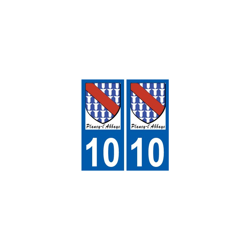 10 Léry logo autocollant plaque stickers ville
