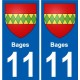 27 Léry wappen aufkleber typenschild aufkleber stadt