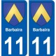 11 Léry blason autocollant plaque stickers ville