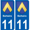 27 Léry coat of arms sticker plate stickers city