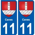 11 Léry blason autocollant plaque stickers ville