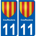 11 Léry blason autocollant plaque stickers ville