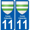 11 Léry blason autocollant plaque stickers ville