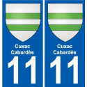 11 Léry blason autocollant plaque stickers ville