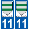 11 Léry logo autocollant plaque stickers ville