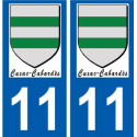 11 Léry logo autocollant plaque stickers ville