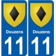 11 Léry blason autocollant plaque stickers ville