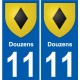 11 Léry blason autocollant plaque stickers ville