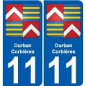 11 Léry blason autocollant plaque stickers ville