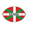 Ballon Rugby Euskadi autocollant sticker adhesif