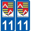 11 Léry logo autocollant plaque stickers ville