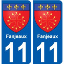 11 Léry blason autocollant plaque stickers ville
