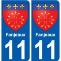 11 Léry blason autocollant plaque stickers ville
