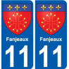 27 Léry coat of arms sticker plate stickers city