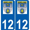 27 de Léry logotipo de la etiqueta engomada de la placa de pegatinas de la ciudad