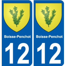 12 Léry blason autocollant plaque stickers ville
