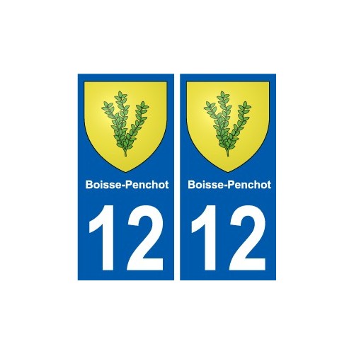 12 Léry blason autocollant plaque stickers ville