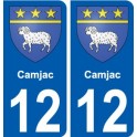 27 Léry stemma adesivo piastra adesivi città