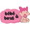 Autocollant Bébé à bord Fille sticker adhesif