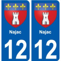 27 Léry stemma adesivo piastra adesivi città