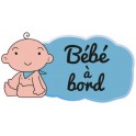 Autocollant Bébé à bord Garçon sticker adhesif