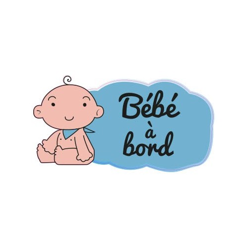 Autocollant Bébé à bord Garçon sticker adhesif