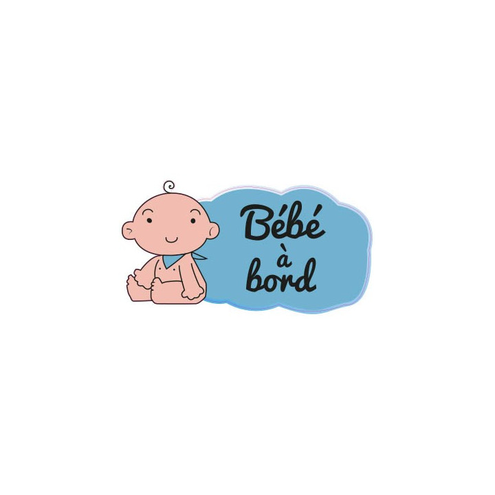 Autocollant Bébé à bord Garçon sticker adhesif