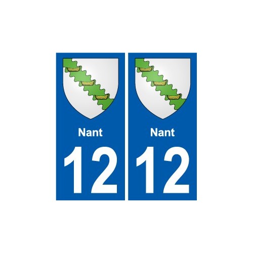 12 Léry blason autocollant plaque stickers ville