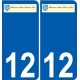 27 de Léry logotipo de la etiqueta engomada de la placa de pegatinas de la ciudad