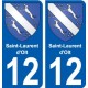 27 Léry wappen aufkleber typenschild aufkleber stadt