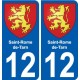 12 Léry blason autocollant plaque stickers ville