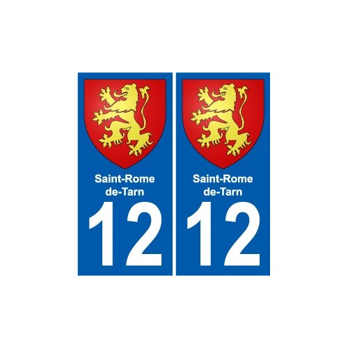12 Léry blason autocollant plaque stickers ville