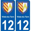 12 Léry blason autocollant plaque stickers ville