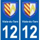 27 de Léry escudo de armas de la etiqueta engomada de la placa de pegatinas de la ciudad
