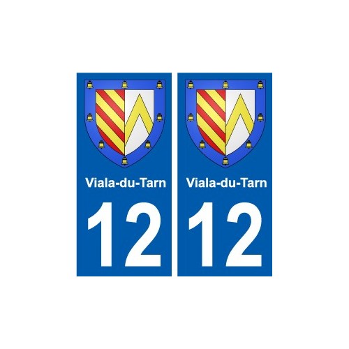 12 Léry blason autocollant plaque stickers ville