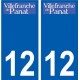 27 Léry logo sticker plate stickers city
