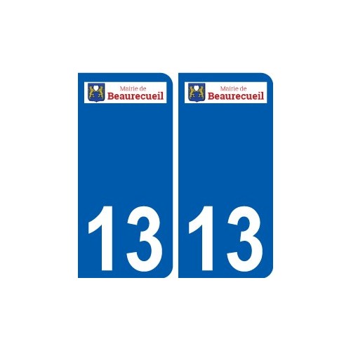 13 Léry logo autocollant plaque stickers ville