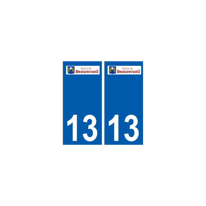 13 Léry logo autocollant plaque stickers ville