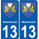 27 Léry stemma adesivo piastra adesivi città