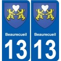 27 Léry coat of arms sticker plate stickers city