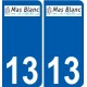 13 Léry logo autocollant plaque stickers ville