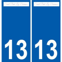 27 Léry logo sticker plate stickers city