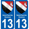 13 Léry blason autocollant plaque stickers ville