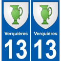 13 Léry blason autocollant plaque stickers ville