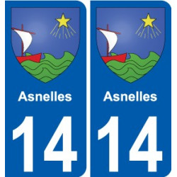 27 Léry coat of arms sticker plate stickers city