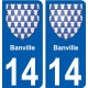 27 Léry stemma adesivo piastra adesivi città