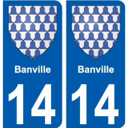 27 Léry coat of arms sticker plate stickers city