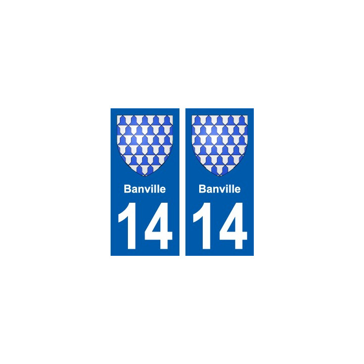 14 Léry blason autocollant plaque stickers ville